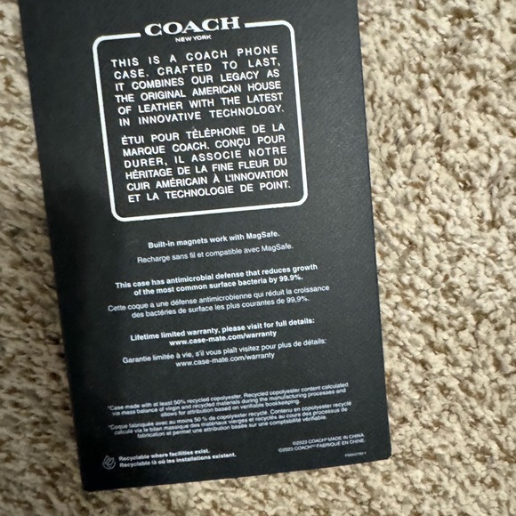 Coach iPhone 15 pro max case - Picture 2 of 3